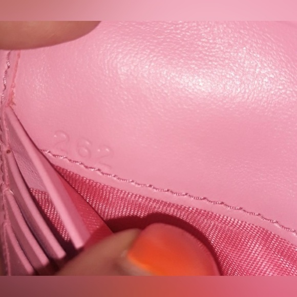 MIU MIU Pink Croc Trifold Wallet | - Picture 13 of 14